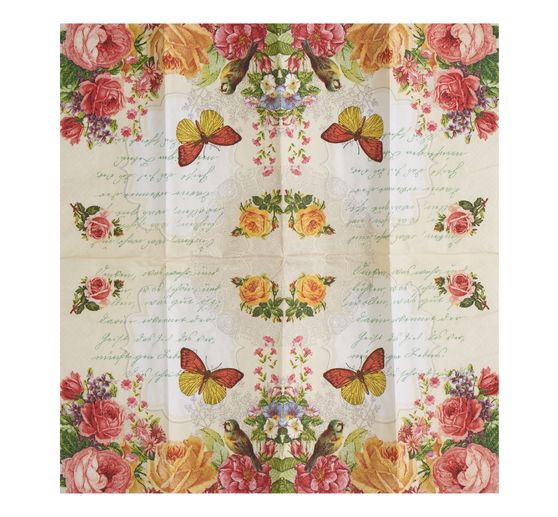 Mouchoirs en papier « Portrait of butterfly »