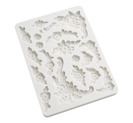 Silikonform "Precious - Blumen Ornamente"