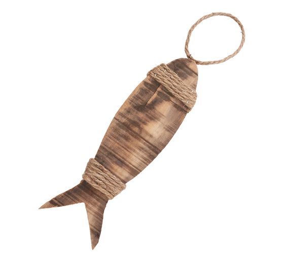 Wooden decoration pendant fish