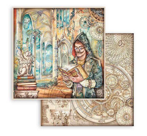 Bloc de papier scrapbooking « Fantasy World »