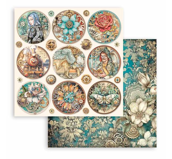 Bloc de papier scrapbooking « Fantasy World »