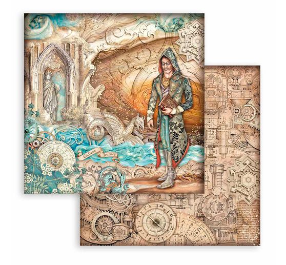Bloc de papier scrapbooking « Fantasy World »