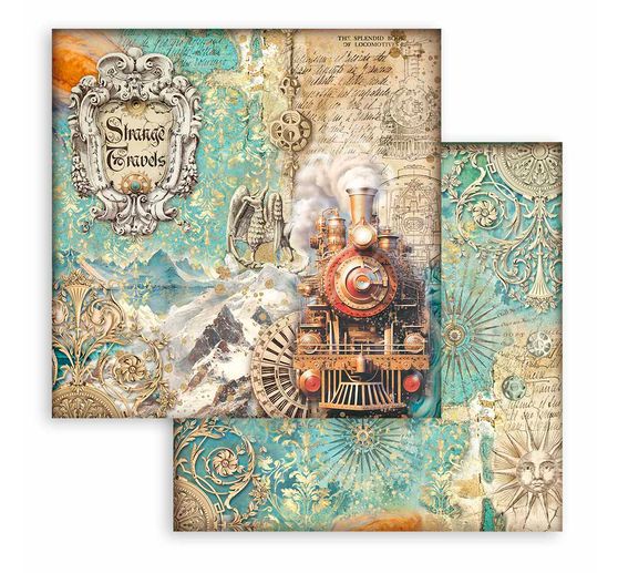 Bloc de papier scrapbooking « Fantasy World »