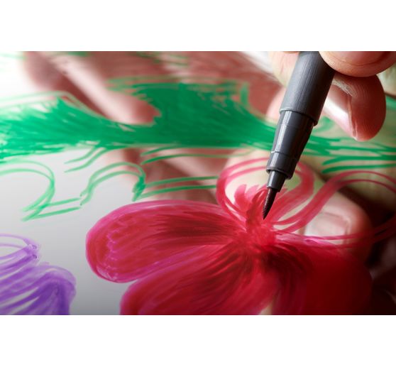 STAEDTLER Pigment brush pen, 12er-Set
