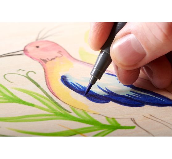 STAEDTLER Pigment brush pen, 12er-Set