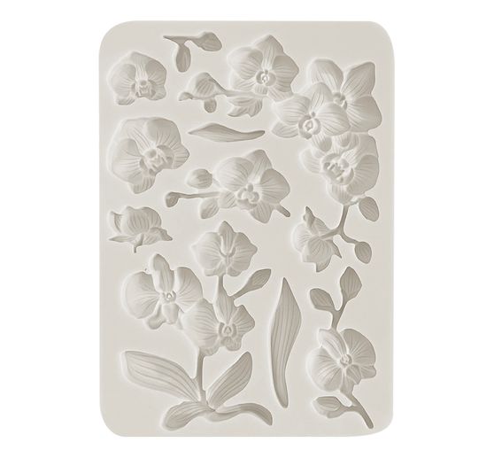 Silicone mould "Orchids and Cats - Orchids"