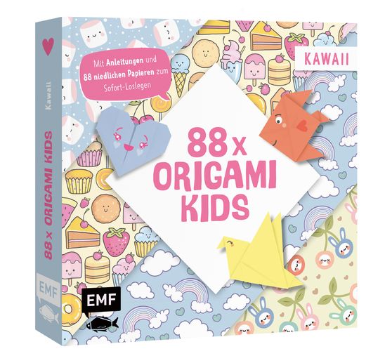 Livre « 88 x Origami Kids - Kawaii »
