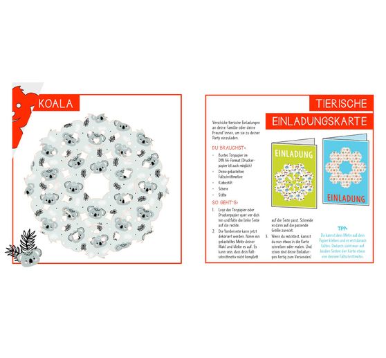 Livre « Bastelblock: Falten, Schneiden, fertig! - Tiere »