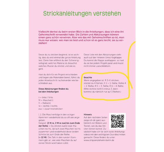 Livre « Mit Spaß Stricken lernen »