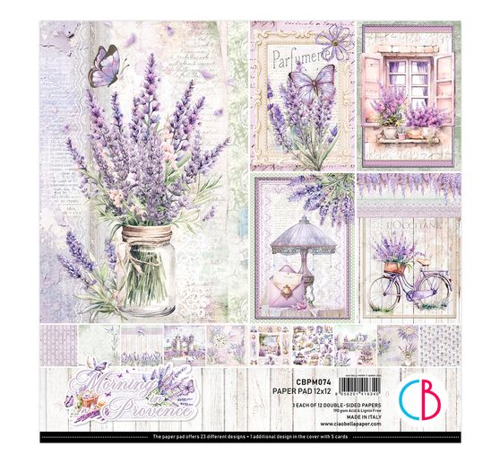 Scrapbook paper "Morning in Provence"