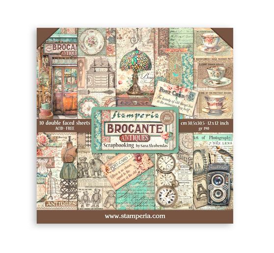 Scrapbook-Block "Brocante Antiques"