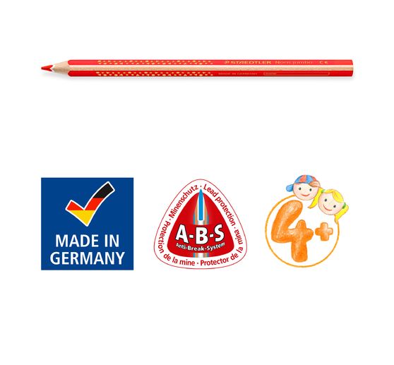 Staedtler Noris color Jumbo Buntstifte + Spitzer