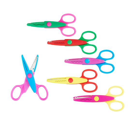 VBS Contour scissors, set of 6