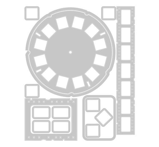 Sizzix Thinlits Punching template "Picture Show by Tim Holtz"