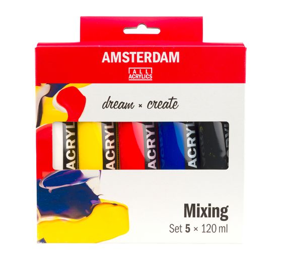 Set de peintures acryliques Talens AMSTERDAM « Mix »