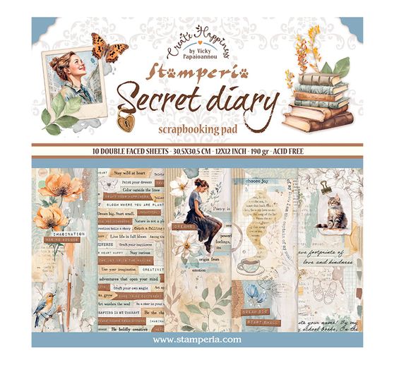 Scrapbook block "Secret Diary"