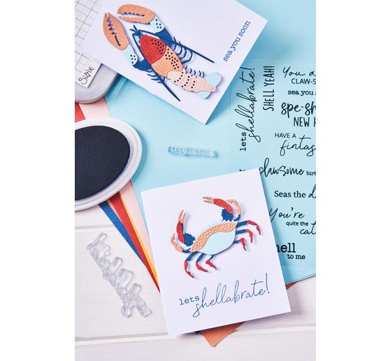 Sizzix Thinlits Stanzschablone "Ocean Critters"