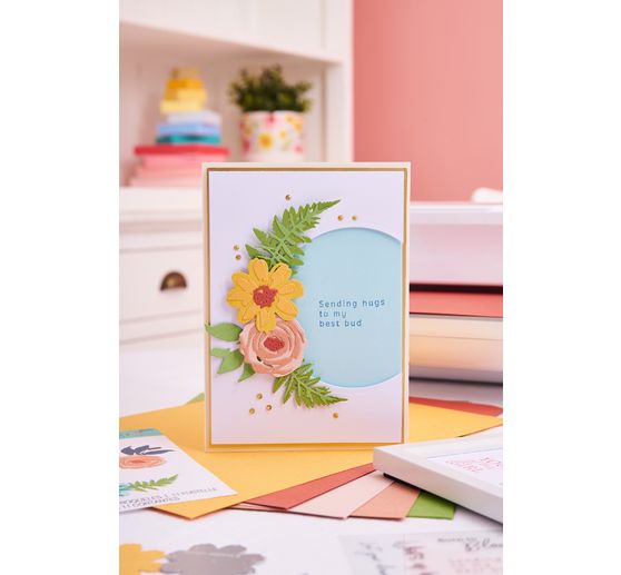 Gabarit d’estampe Sizzix Thinlits « Flowers & Fern »