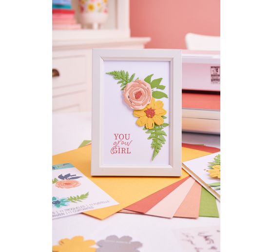 Gabarit d’estampe Sizzix Thinlits « Flowers & Fern »