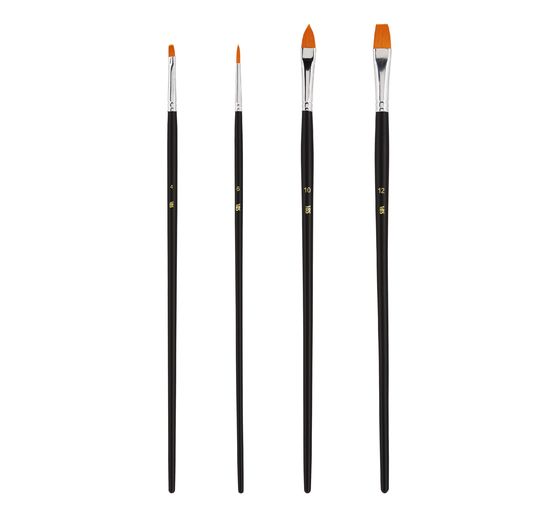 Pinceaux pour peinture acrylique VBS, set de 4