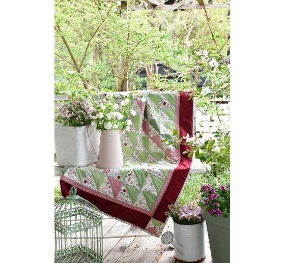 Westfalenstoffe Webstoff Uni "Melange Beige-Rose"