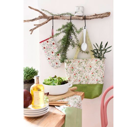 Westfalenstoffe Webstoff Uni "Melange Beige-Rose"