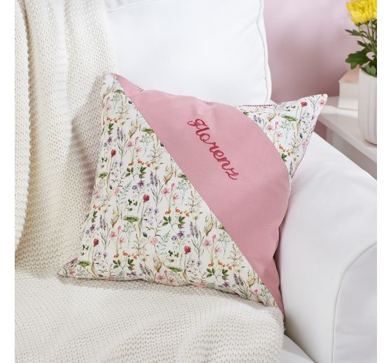 Westfalenstoffe Webstoff Uni "Melange Beige-Rose"