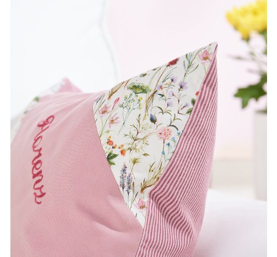 Westfalenstoffe Webstoff Uni "Melange Beige-Rose"