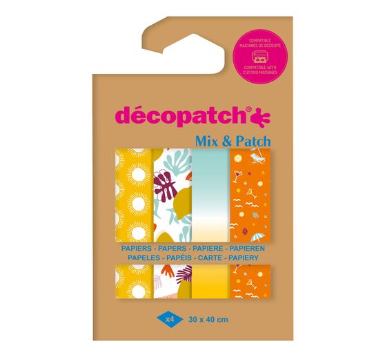 Décopatch Pocket Hot-Foil Collection Mix and Patch "Summer Day"