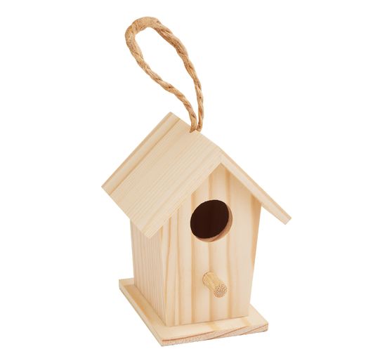 VBS Miniatur Vogelhaus mit Aufhänger