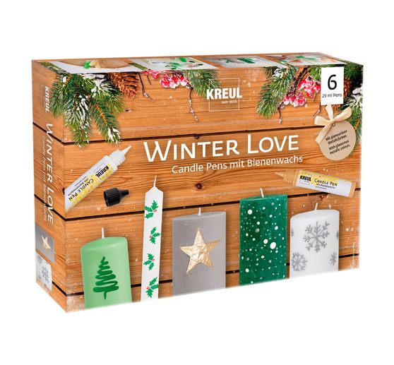 Candle Pen KREUL « Winter Love », set de 6