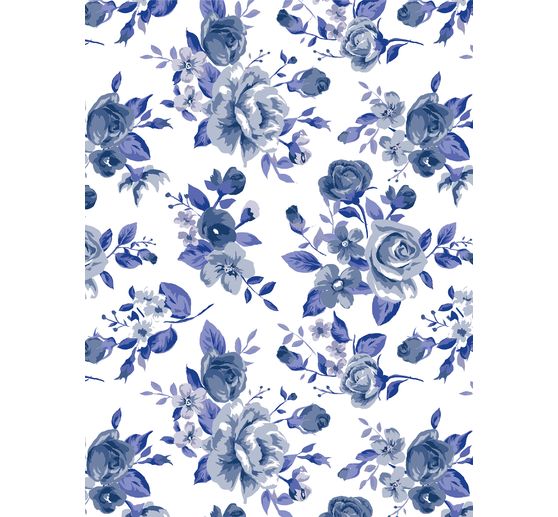Décopatch Pocket Hot-Foil Collection Mix and Patch "Nature Royal Blue"