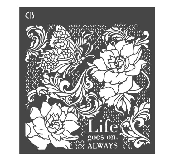 Pochoir « Ethereal – Life goes on »
