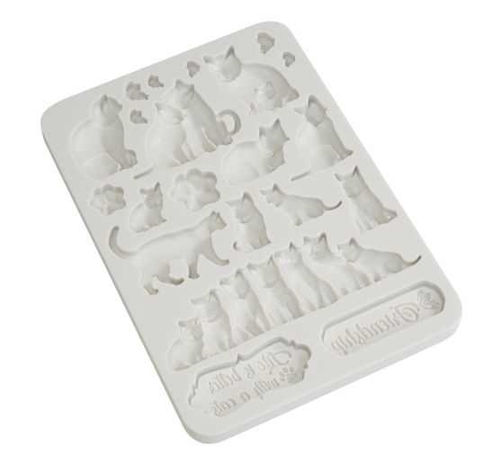 Moule en silicone "Orchids and Cats - Cats