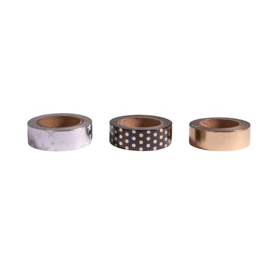 Set Washi Tape "Gold/Silver Foil"
