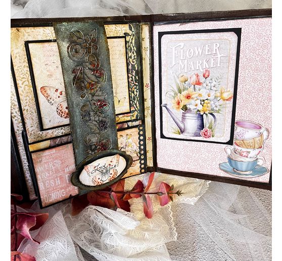 Papier scrapbooking « Flower Shop »