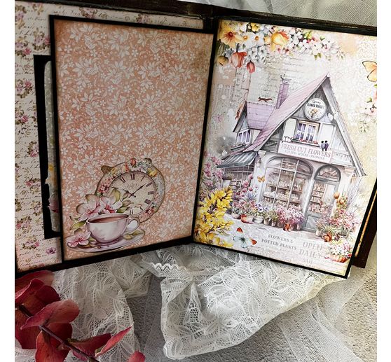Papier scrapbooking « Flower Shop »
