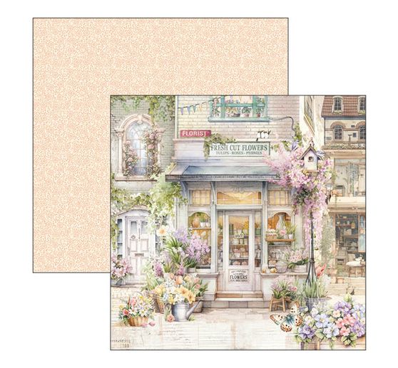 Papier scrapbooking « Flower Shop »
