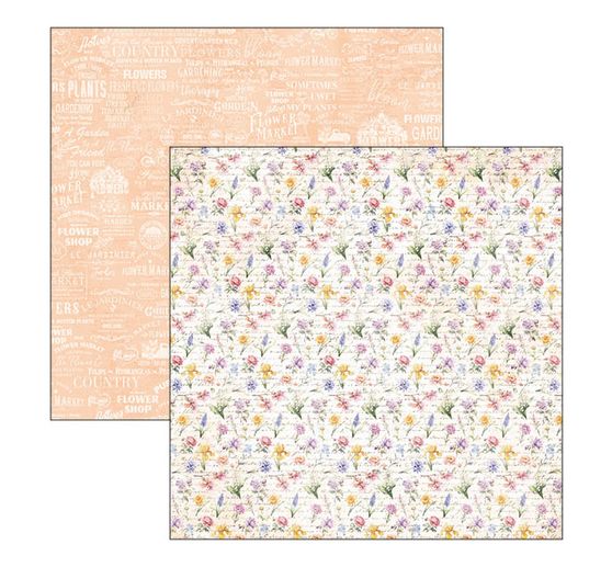 Papier scrapbooking « Flower Shop »