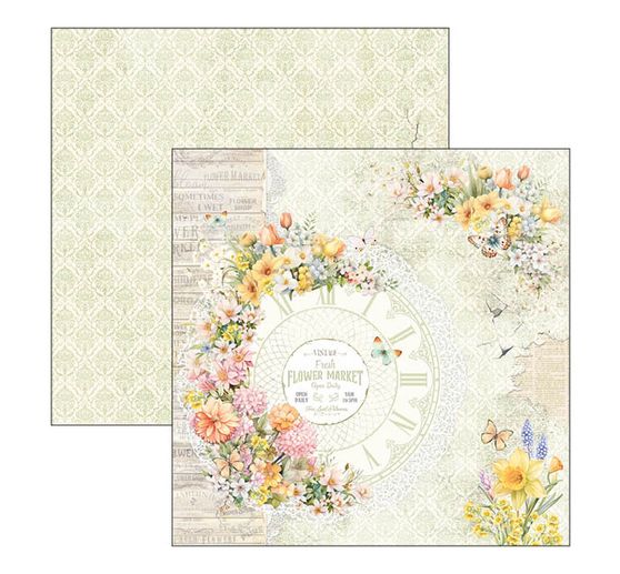 Papier scrapbooking « Flower Shop »