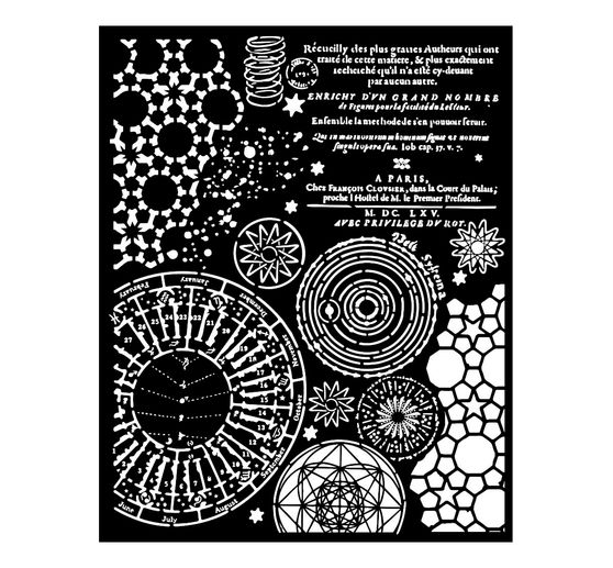 Pochoir « Fortune – Macrocosm Mixed Patterns »