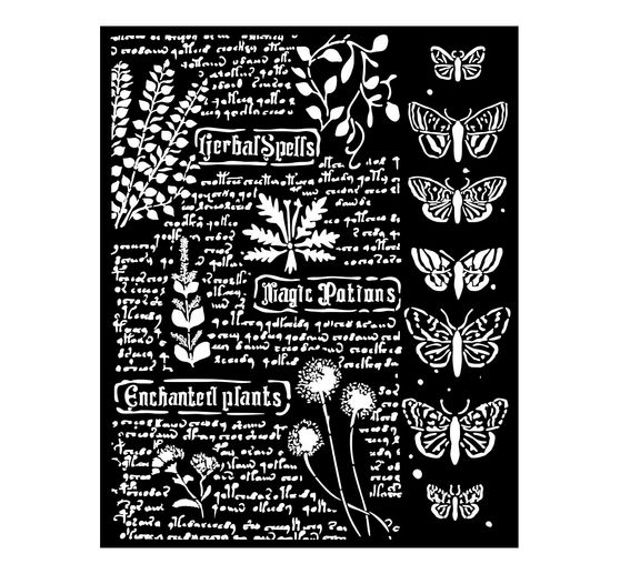 Fortune - Botanic" stencil