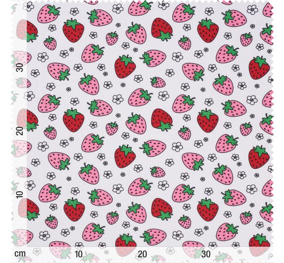Jersey fabric "Strawberries"