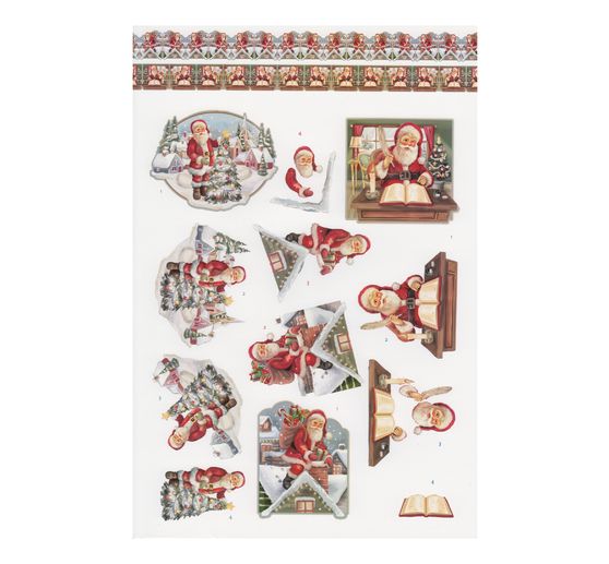 Livret de motifs 3D pré-estampés "White Christmas Feelings"