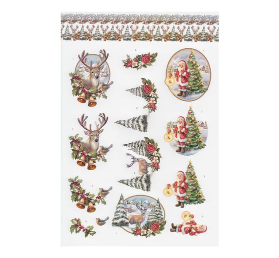 Livret de motifs 3D pré-estampés "White Christmas Feelings"