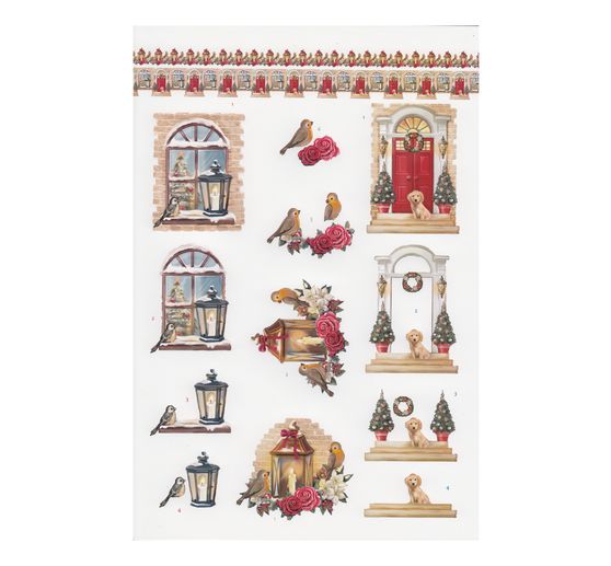 Livret de motifs 3D pré-estampés "White Christmas Feelings"