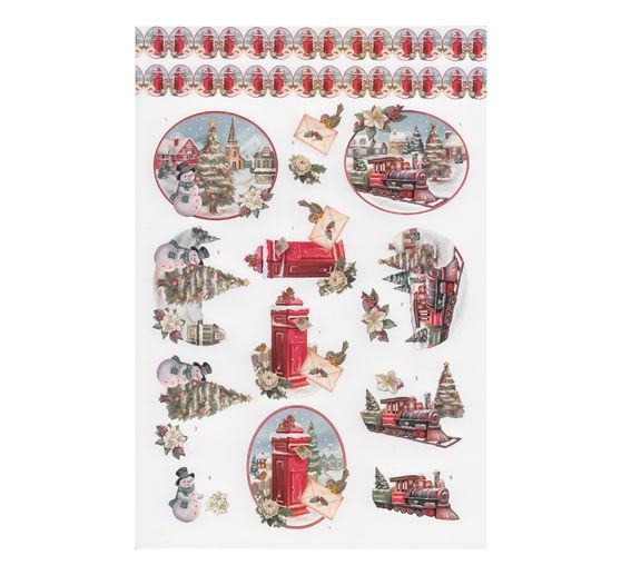 Livret de motifs 3D pré-estampés "White Christmas Feelings"