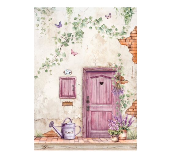 Assortiment de soies de paille à motifs « Lavande »