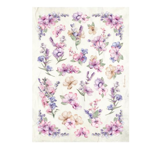 Assortiment de soies de paille à motifs « Lavande »