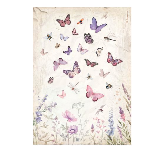 Assortiment de soies de paille à motifs « Lavande »